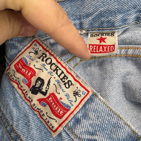 ROCKIES Relaxed Fit Light Wash Denim Jeans Womens Size 14 - Picture 2 of 8